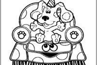 blues clues coloring pages