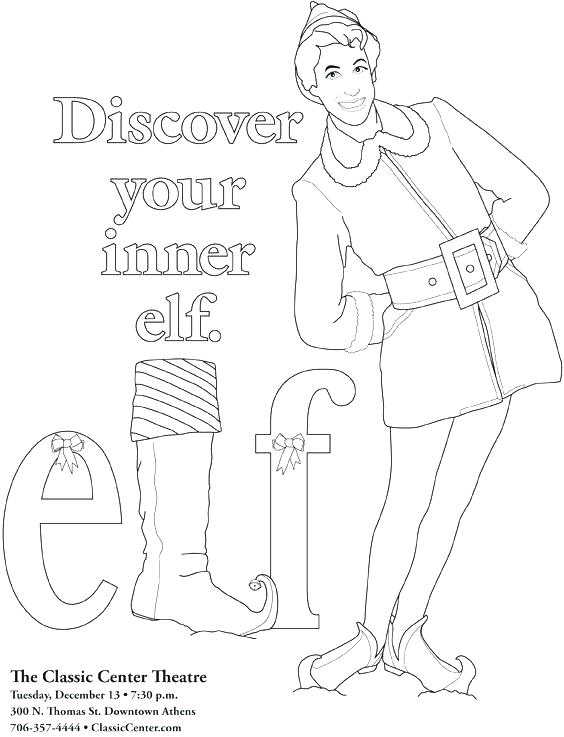 Buddy The Elf Coloring Pages at GetDrawings | Free download