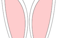 bunny ears coloring page