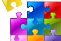 color puzzle pieces