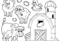coloriage animaux ferme a imprimer