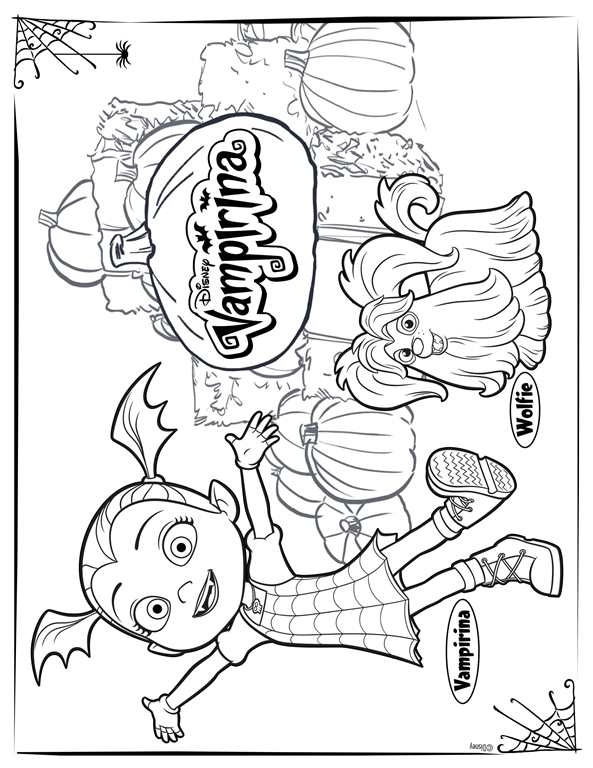 14 Excellent Coloriage Vampirina Pictures - COLORIAGE