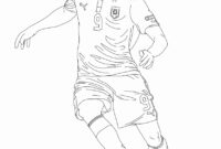 cristiano ronaldo coloring page