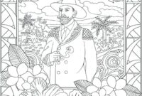 flag of cuba coloring page