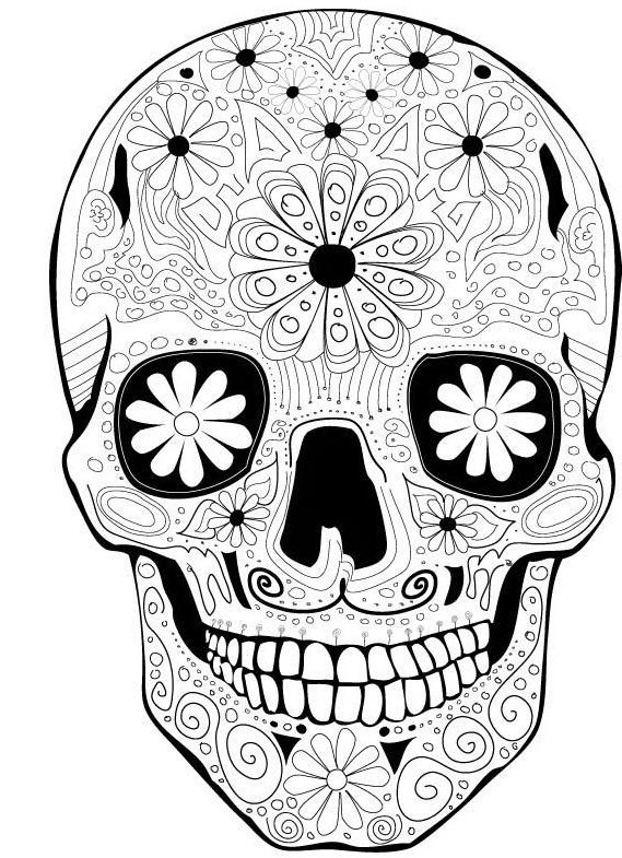 Dessin Mandala Tete De Mort Bestof Photos Tête De Mort Tête De Mort