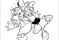 daisy and donald duck coloring pages daisy and donald duck coloring pages