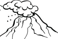 volcanoes coloring page crossword