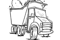 dump truck coloring page dump truck coloring page