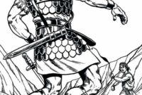 david and goliath coloring page free david and goliath coloring page free