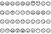 free printable emoji faces emoji coloring pages