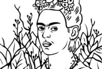frida kahlo coloring pages pdf frida kahlo coloring pages pdf