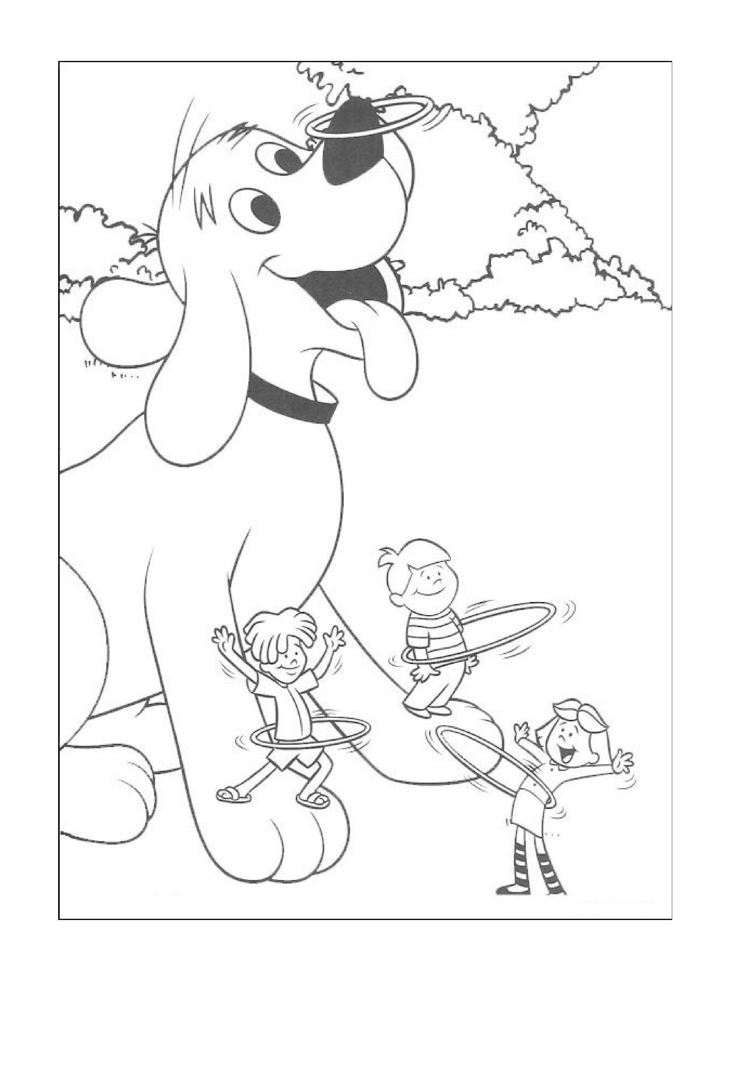 Coloring Pages Of Clifford The Big Red Dog Pictures to like or share