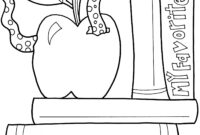 library book coloring page library book coloring page