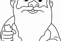 garden gnome coloring page garden gnome coloring page