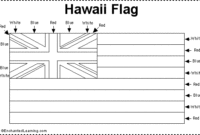 hawaii flag coloring page hawaii flag coloring page