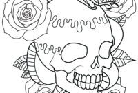 skull coloring skull coloring