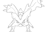 kyurem coloring page