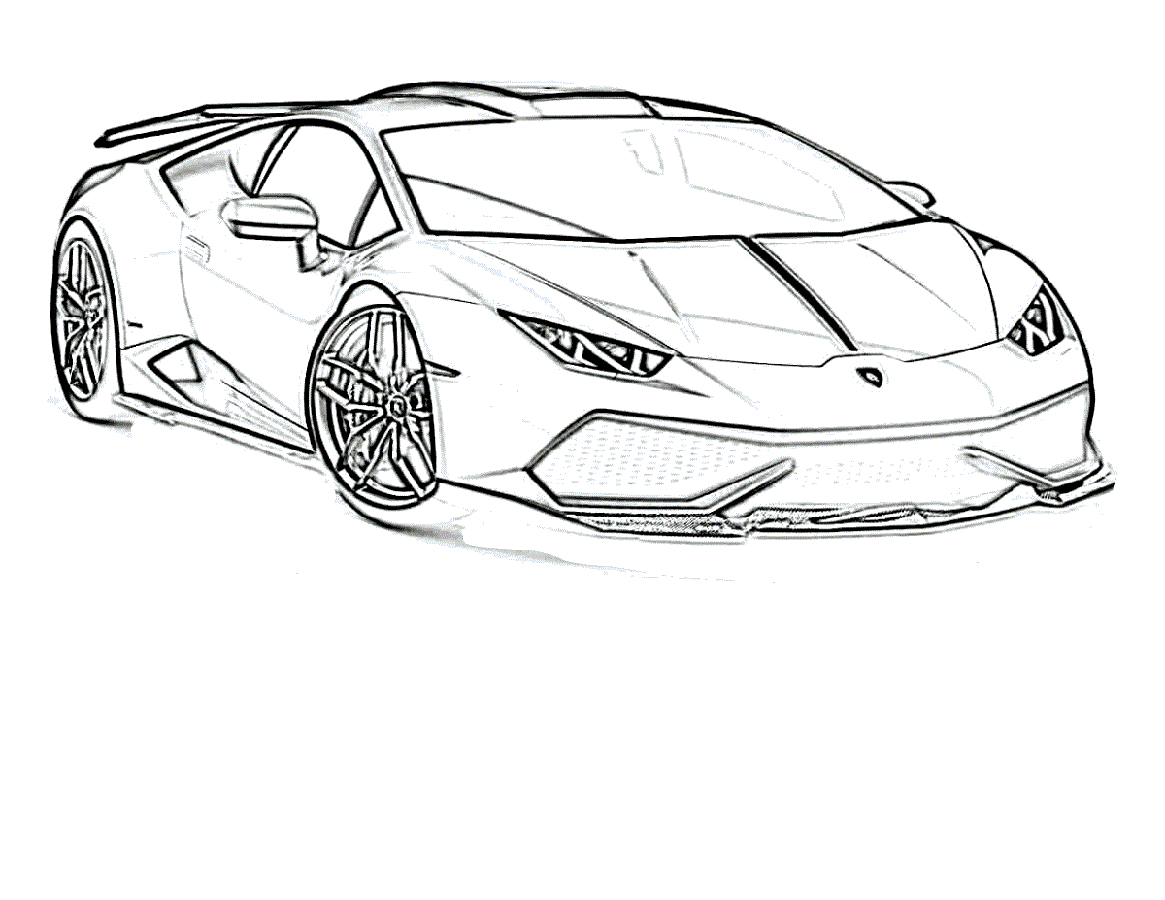 Lamborghini Coloring Pages Printable - prntbl.concejomunicipaldechinu