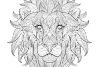 lion head coloring pages lion head coloring pages
