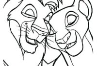 lion king simba coloring pages