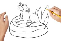 dessin taate de loup facile dessin taate de loup facile