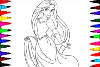 rainbow princess coloring page rainbow princess coloring page