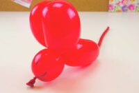tiere aus luftballons