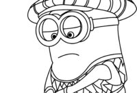 minions kevin coloring pages