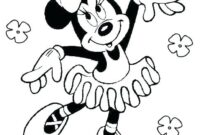 happy birthday baby minnie mouse coloring pages