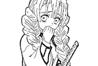 mitsuri kanroji coloring pages