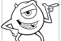 coloring pages monsters inc