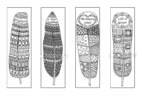 bookmarks coloring pages