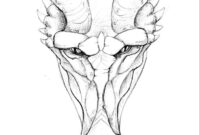 dragon face coloring page