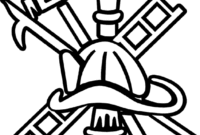 firefighter badge coloring page firefighter badge coloring page