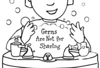 washing hands coloring page washing hands coloring page