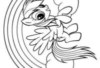 rainbow dash coloring pages printable rainbow dash coloring pages printable
