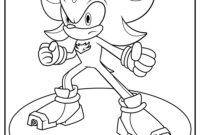 super shadow the hedgehog coloring pages super shadow the hedgehog coloring pages