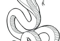 cobra coloring pages