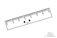 ruler coloring page ruler coloring page