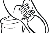 tennis shoes coloring pages