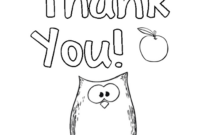 printable free printable thank you coloring pages