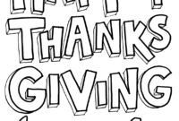 thanksgiving meal coloring page