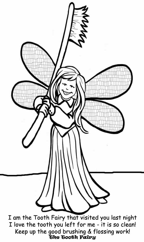 FAIRY COLORING PAGES