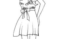 coloriage top model a imprimer 3