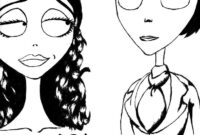 corpse bride coloring pages