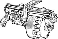 guns coloring pages
