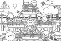 vacation toca boca coloring pages vacation toca boca coloring pages