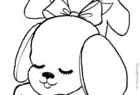 puppy printable coloring pages