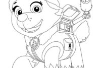 paw patrol everest coloring pages paw patrol everest coloring pages
