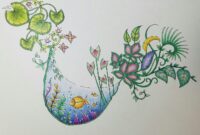 magical jungle coloring book finished pages